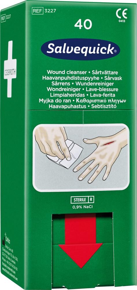 Cederroth  Wundreiniger Nachfüllpack mit 40 Stück Produktbild Cederroth  Wundreiniger Nachfüllpack mit 40 Stück