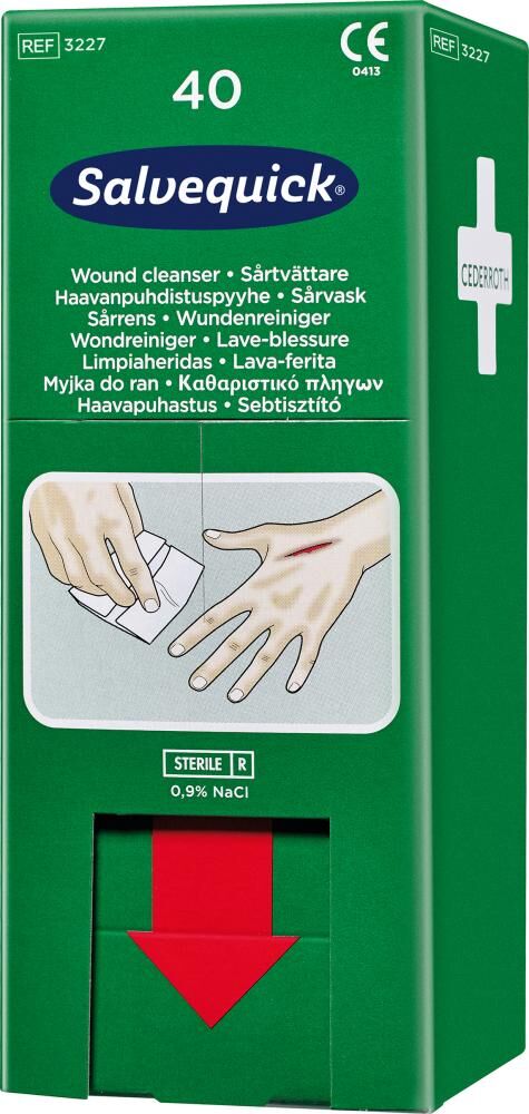 Cederrroth  Wundreiniger Nachfüllpack mit 40 Stück Produktbild Cederrroth  Wundreiniger Nachfüllpack mit 40 Stück bild 2