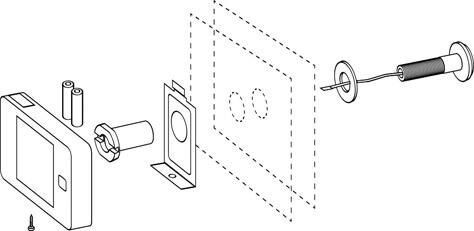 Burgwächter Door eGuard 8100 Elektronischer Türspion Produktbild Burgwächter Door eGuard 8100 Elektronischer Türspion bild 2