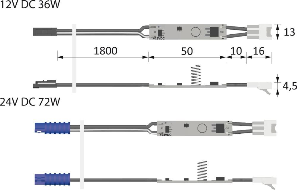 Magic ChannelLine Sensor 24VDC max 72W, 1,8 m, MP2 Produktbild Magic ChannelLine Sensor 24VDC max 72W, 1,8 m, MP2 bild 2