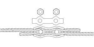 Pösamo Duplexklemmen (SB) galZn 3,0mmx35 M4 Produktbild Pösamo Duplexklemmen (SB) galZn 3,0mmx35 M4 bild 2