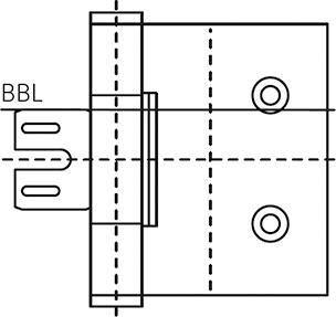 FSB Glastür-Band,3 teilig, VG 8790K,f.Stahlz.F69matt Produktbild FSB Glastür-Band,3 teilig, VG 8790K,f.Stahlz.F69matt bild 4