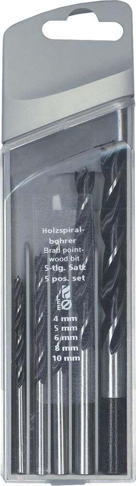 Fortis Holzspiralbohrer-Satz 5tlg. 4-10mm Produktbild Fortis Holzspiralbohrer-Satz 5tlg. 4-10mm