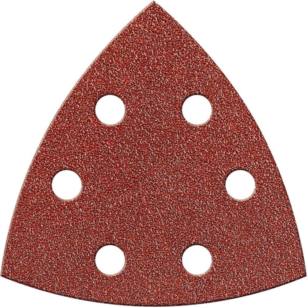 Fortis Klettschleifblatt Dreieck94mm K180,Kor.,6L Produktbild Fortis Klettschleifblatt Dreieck94mm K180,Kor.,6L