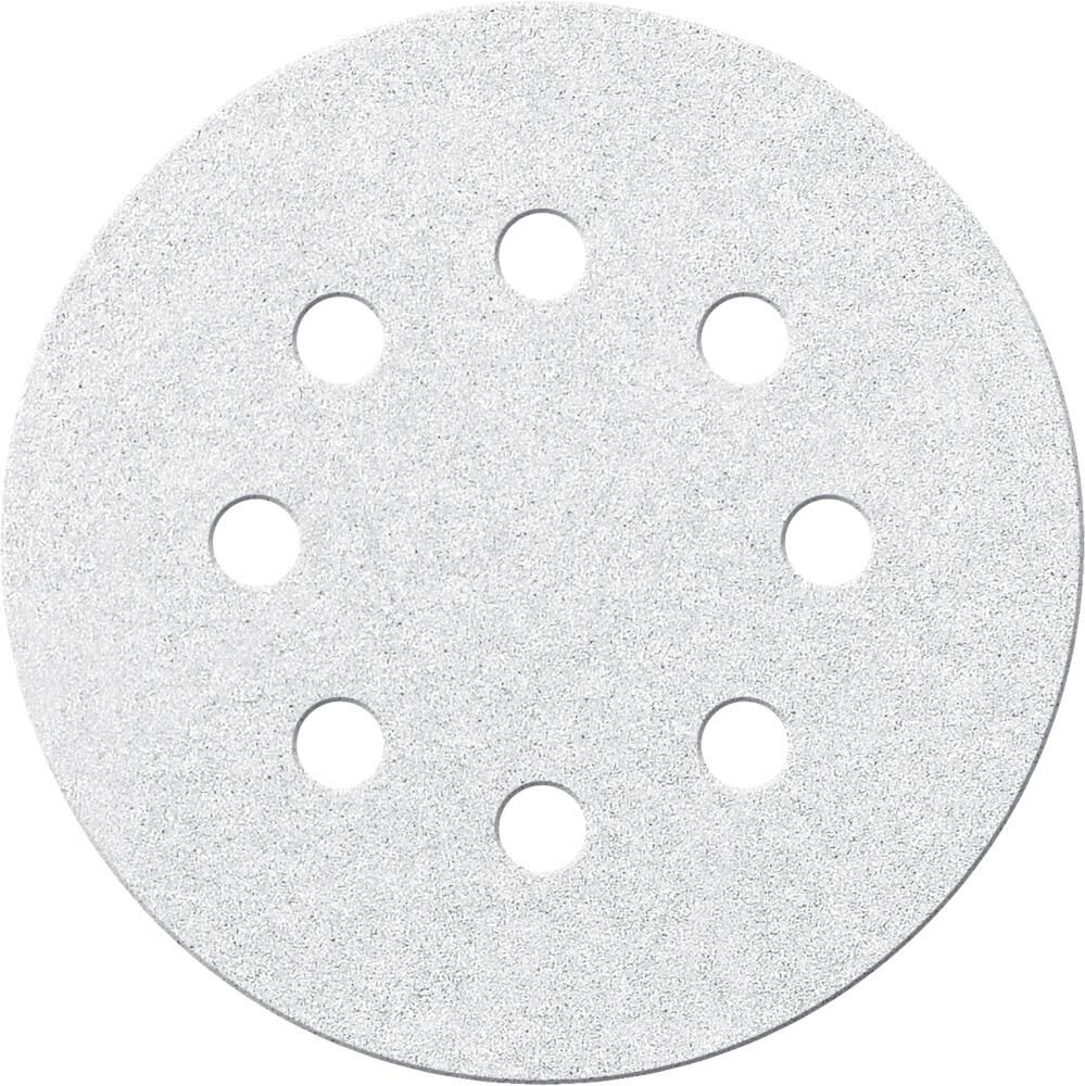 Fortis Klettschleifscheibe weiss125 mm K120,8 Loch Produktbild Fortis Klettschleifscheibe weiss125 mm K120,8 Loch