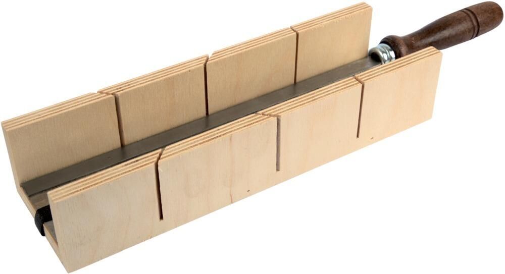 Fortis Schneidlade mit Feinsäge 300x57x40mm Produktbild Fortis Schneidlade mit Feinsäge 300x57x40mm