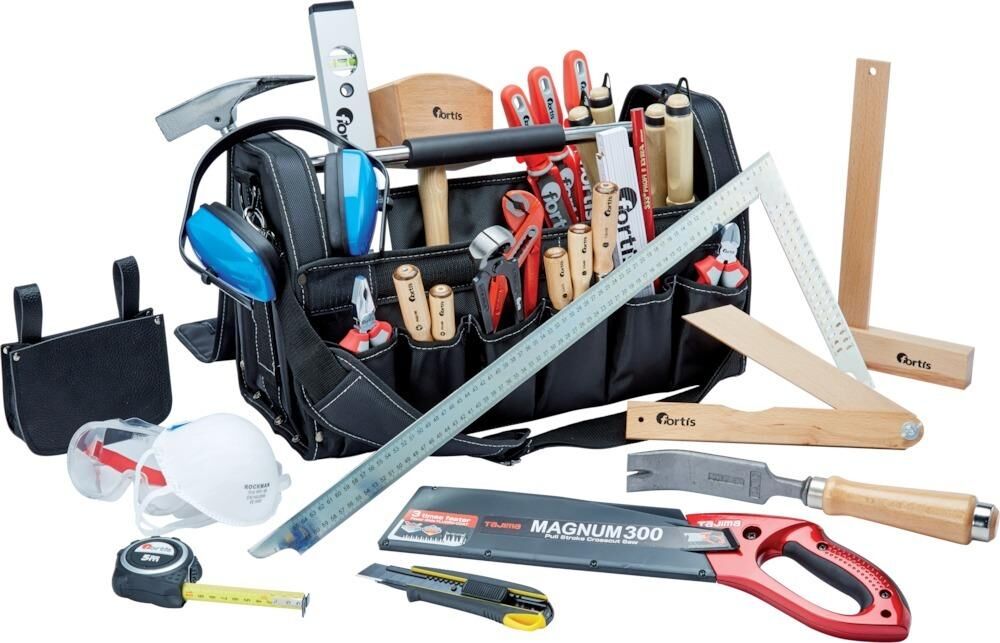 Fortis Werkzeugtasche für Zimmerei-Azubis Produktbild Fortis Werkzeugtasche für Zimmerei-Azubis