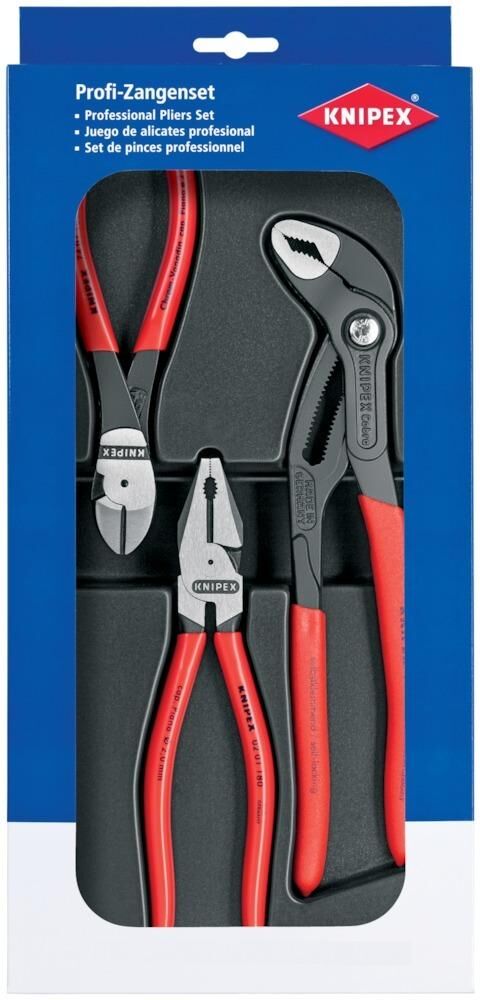 Knipex Zangenset Kraft 3tlg. Produktbild Knipex Zangenset Kraft 3tlg.