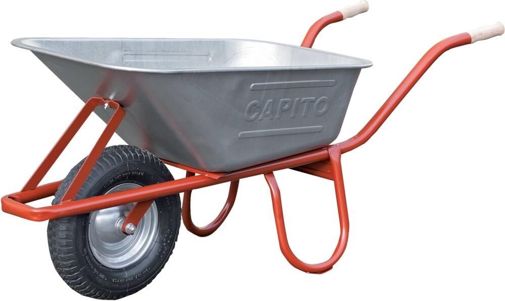 Capito Tiefmuldenkarre Eurocar 100 Liter Luftrad Produktbild Capito Tiefmuldenkarre Eurocar 100 Liter Luftrad