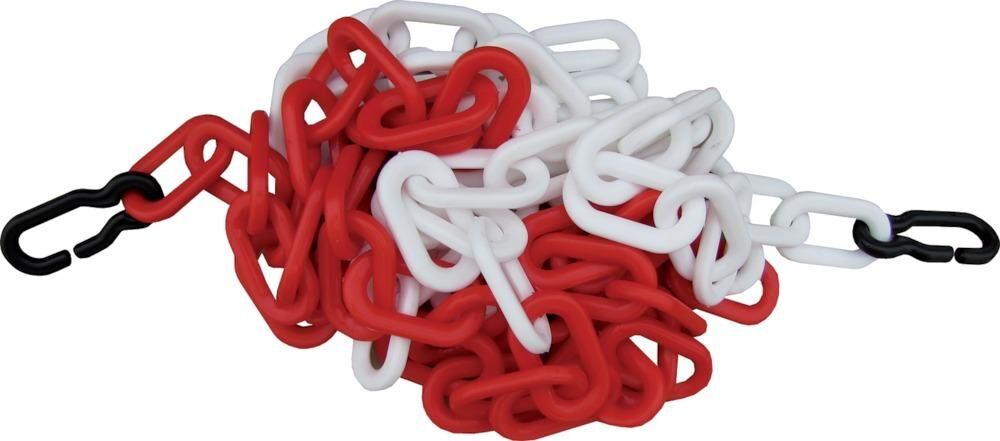 Temka Kunststoffkette r/w L 3m, incl. 2 Haken Temka Kunststoffkette r/w L 3m, incl. 2 Haken