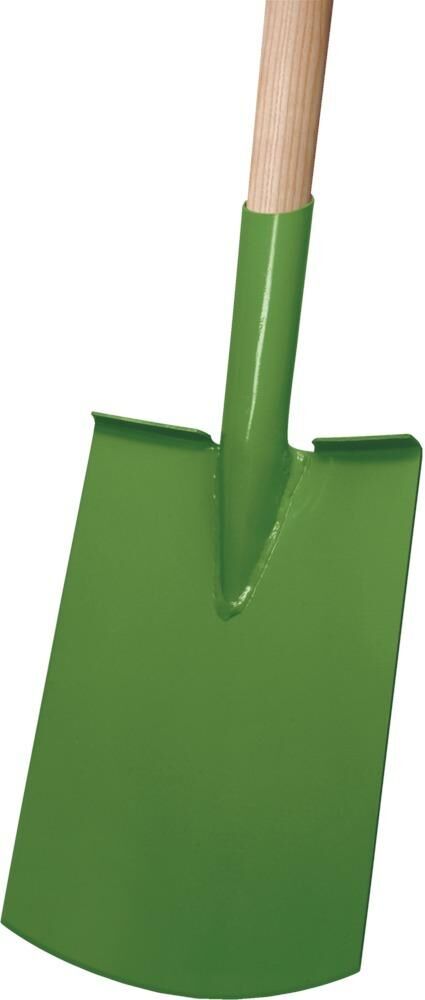 Damenspaten Rohrdüll grün lackiert Import Produktbild Damenspaten Rohrdüll grün lackiert Import