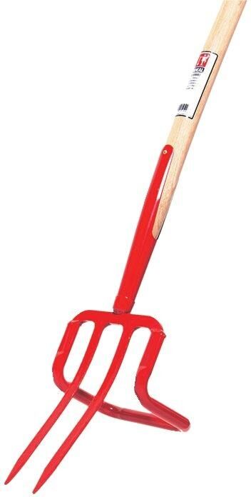 Idealspaten Unkrautstecher mit Bügel 2 Bajonettzinken Produktbild Idealspaten Unkrautstecher mit Bügel 2 Bajonettzinken