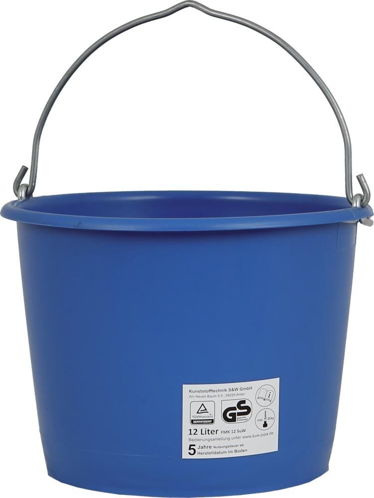 Jopa Baueimer 12 Liter kranbar blau Produktbild Jopa Baueimer 12 Liter kranbar blau