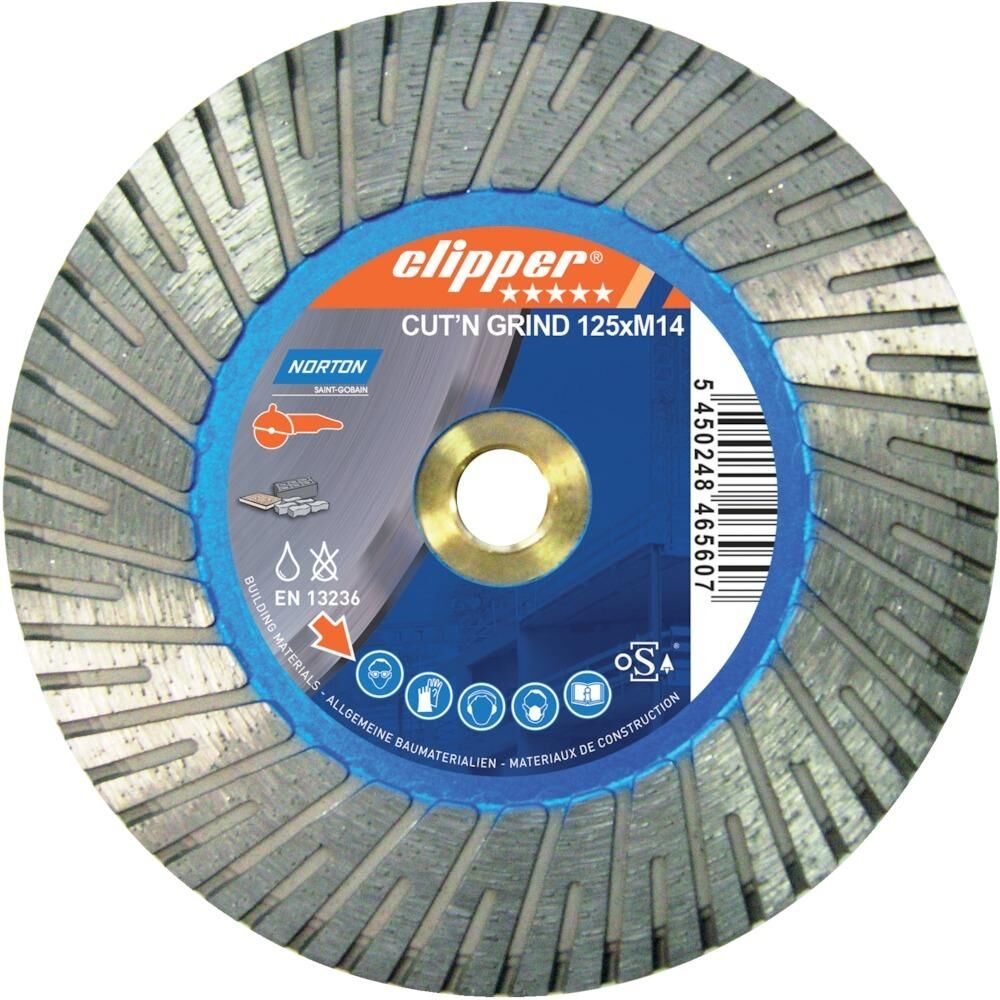 Norton Clipper KOMBIWERKZEUG CUT N GRIND 125 mm Produktbild Norton Clipper KOMBIWERKZEUG CUT N GRIND 125 mm