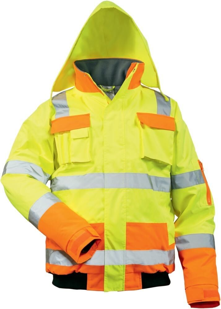 Safestyle Warnpilotenjacke Mats gelb orange Gr. L Produktbild Safestyle Warnpilotenjacke Mats gelb orange Gr. L