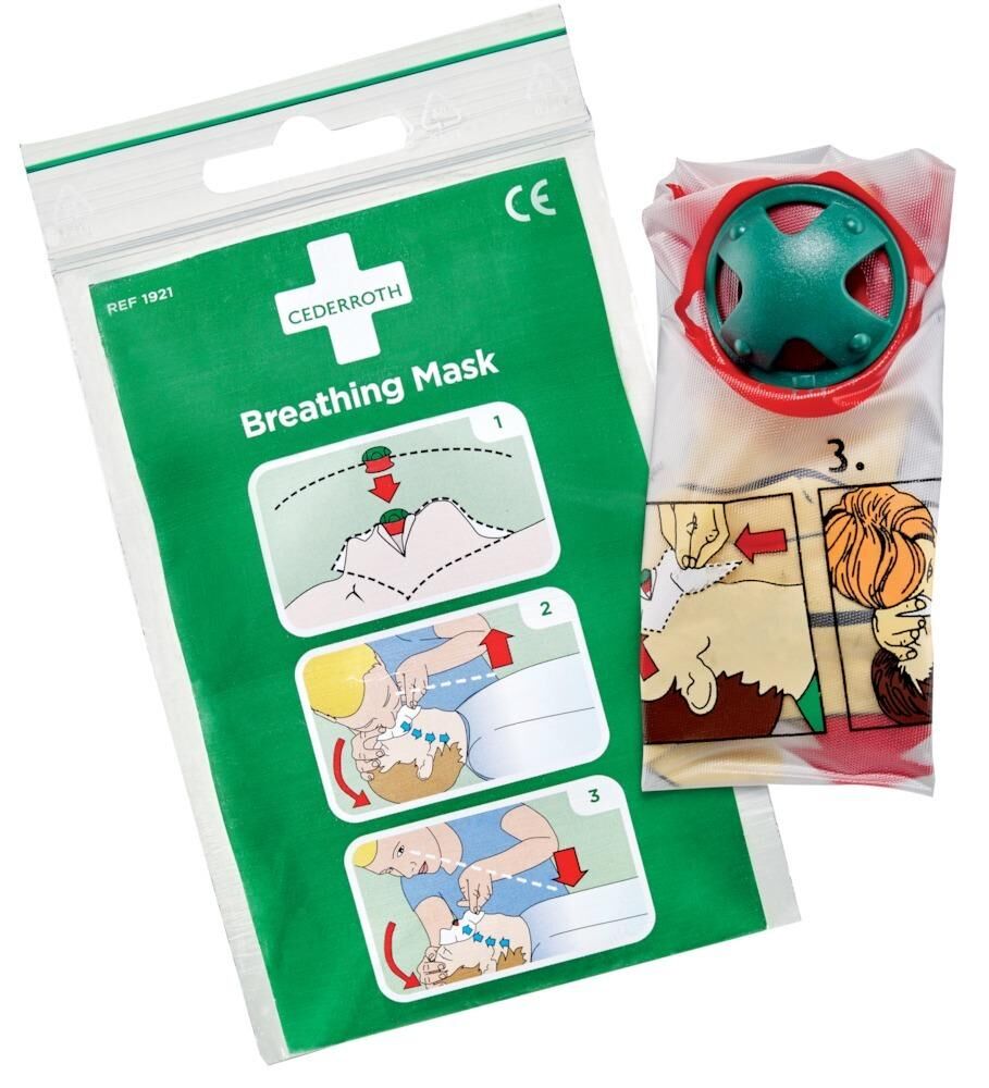 Cederroth  Beatmungsmaske mit Rückschlagventil Produktbild Cederroth  Beatmungsmaske mit Rückschlagventil