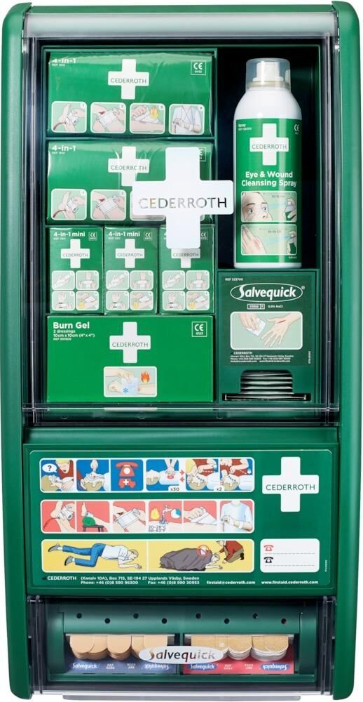 Cederroth  Erste Hilfe Station inclusive Inhalt Produktbild Cederroth  Erste Hilfe Station inclusive Inhalt
