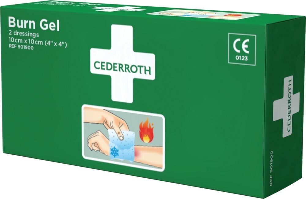 Cederroth  Verbrennungsgel Kompresse Box mit 2 Stück Produktbild Cederroth  Verbrennungsgel Kompresse Box mit 2 Stück