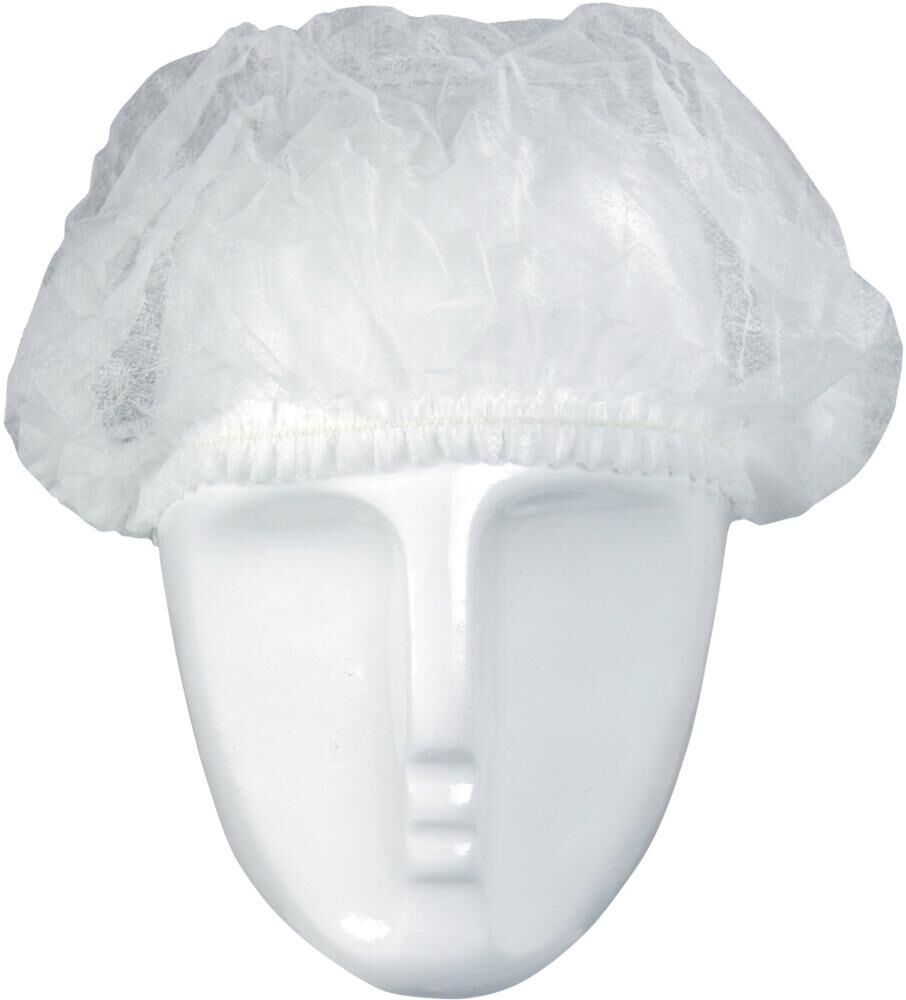 Asatex Kopfhaube 52 cm Vlies weiß 100 Stck Produktbild Asatex Kopfhaube 52 cm Vlies weiß 100 Stck