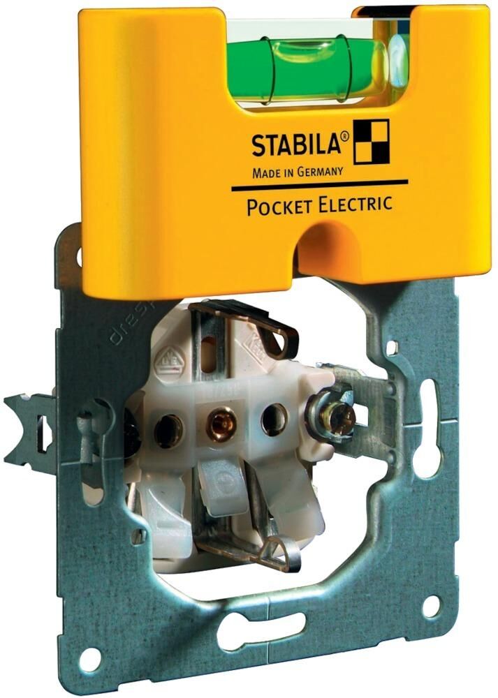 Stabila Mini-Wasserwaage Pocket Electric 7cm SB Produktbild Stabila Mini-Wasserwaage Pocket Electric 7cm SB