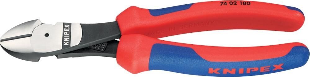 Knipex Kraft-Seitenschneider 180mm Nr.7402 SB Produktbild Knipex Kraft-Seitenschneider 180mm Nr.7402 SB