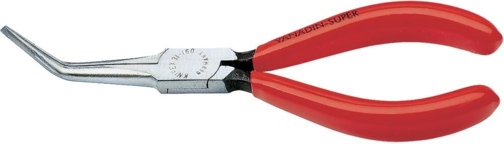 Knipex Nadelzange gebogen 160mm mit Kunststoffgriff Produktbild Knipex Nadelzange gebogen 160mm mit Kunststoffgriff