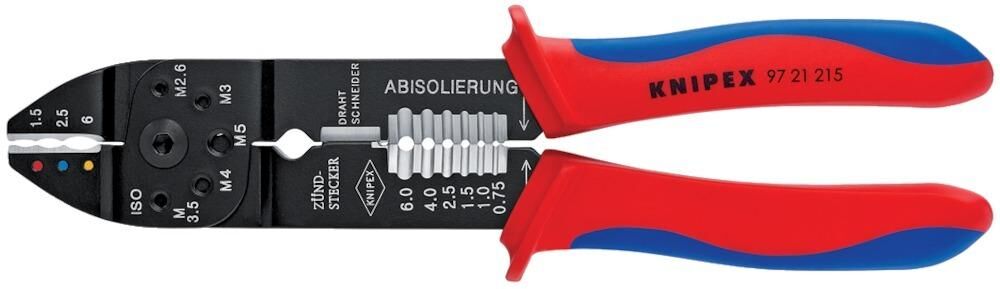 Knipex Crimpzange 215mm Produktbild Knipex Crimpzange 215mm