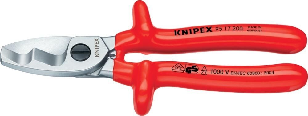 Knipex Kabelschere VDE 200mm Nr.9517 Produktbild Knipex Kabelschere VDE 200mm Nr.9517