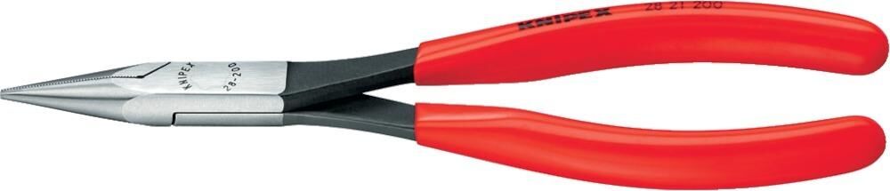 Knipex Montierzange flachrund 200mm poliert mit Kunststoffgriff Produktbild Knipex Montierzange flachrund 200mm poliert mit Kunststoffgriff