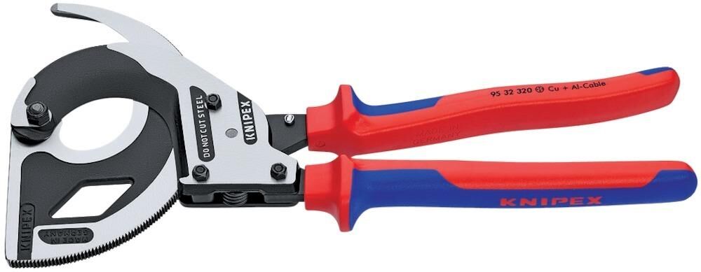 Knipex Kabelschneider Ratsche 320mm brüniert 2K Produktbild Knipex Kabelschneider Ratsche 320mm brüniert 2K