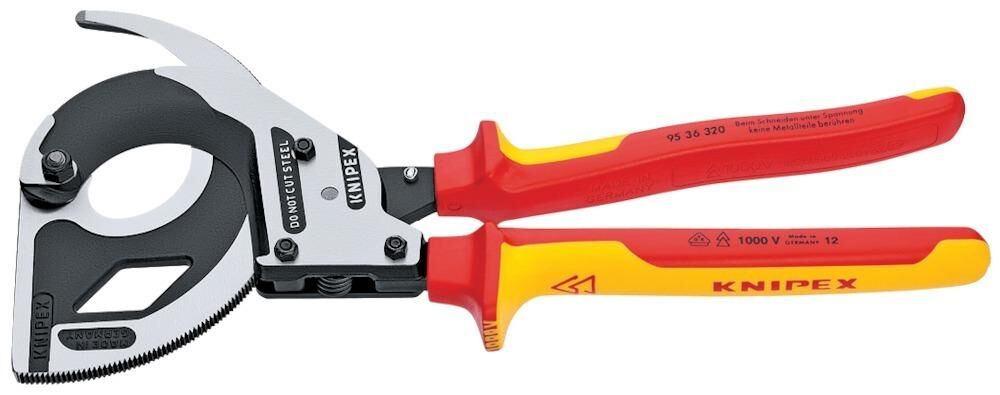 Knipex Kabelschneider Ratsche 320mm VDE 2K-Hülle Produktbild Knipex Kabelschneider Ratsche 320mm VDE 2K-Hülle