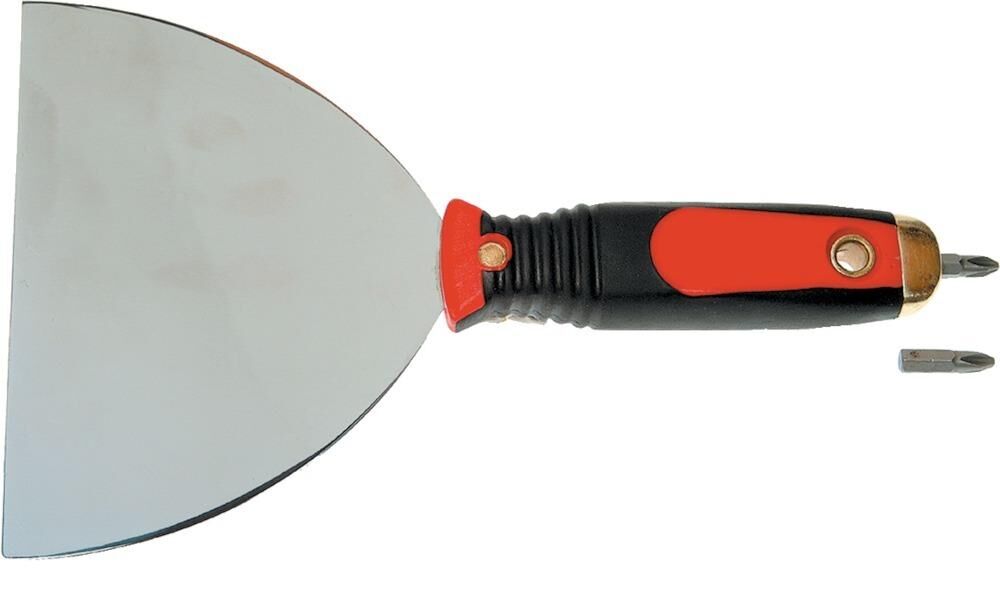 Haromac Schraubgriffspachtel PH2 150mm m. Bit schwarz blau Produktbild Haromac Schraubgriffspachtel PH2 150mm m. Bit schwarz blau
