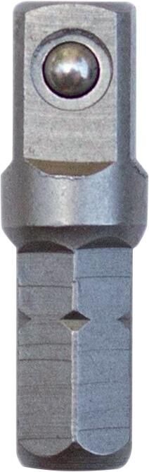 Fortis Steckschlüssel-Adapter 1/4" für 1/4" Einsatz 25mm Produktbild Fortis Steckschlüssel-Adapter 1/4" für 1/4" Einsatz 25mm