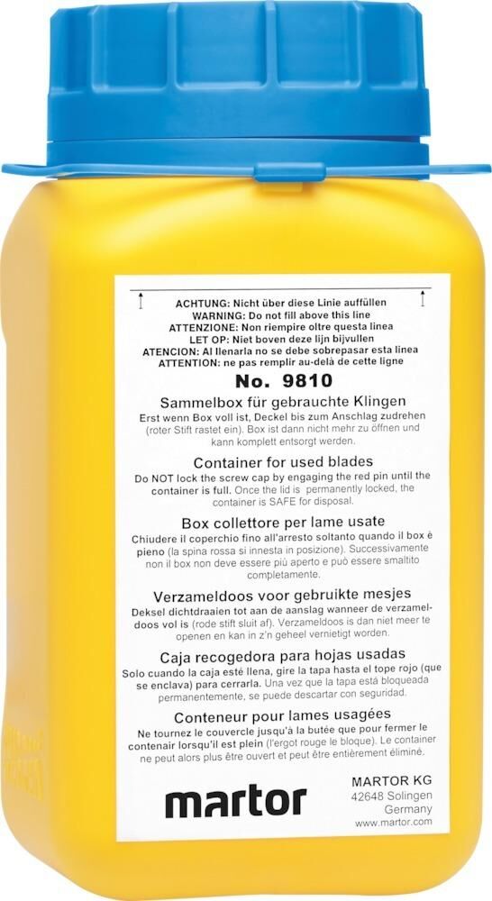 Martor Sammelbox für Klingen Produktbild Martor Sammelbox für Klingen