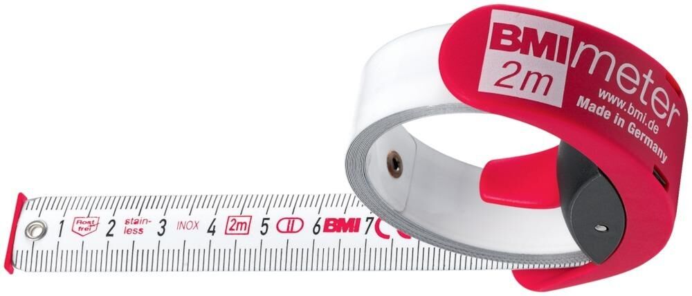 BMI Zollstock BMImeter 3m x 16 Stopper und Gürtelclip BMI Zollstock BMImeter 3m x 16 Stopper und Gürtelclip