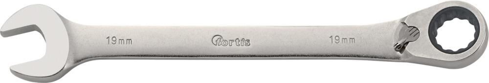 Fortis Maulschlüssel mit Ringratsche 13mm umschaltbar Fortis Maulschlüssel mit Ringratsche 13mm umschaltbar