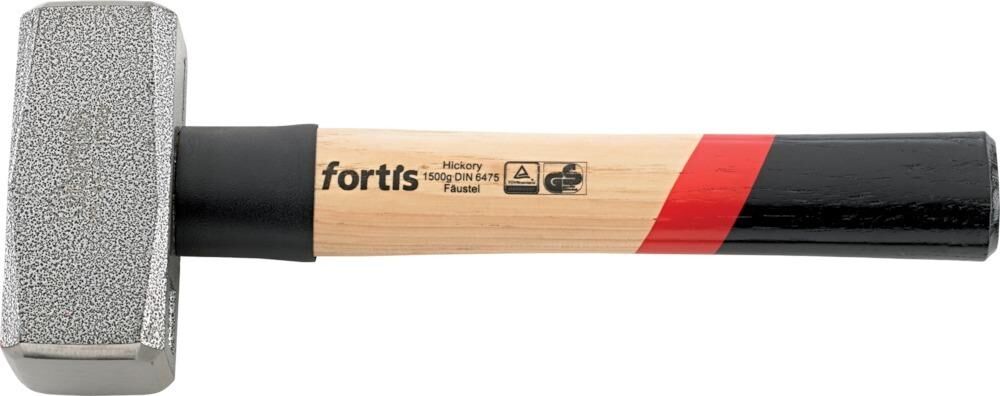 Fortis Fäustel DIN6475 Hickory 1000g Stielschutz Produktbild Fortis Fäustel DIN6475 Hickory 1000g Stielschutz