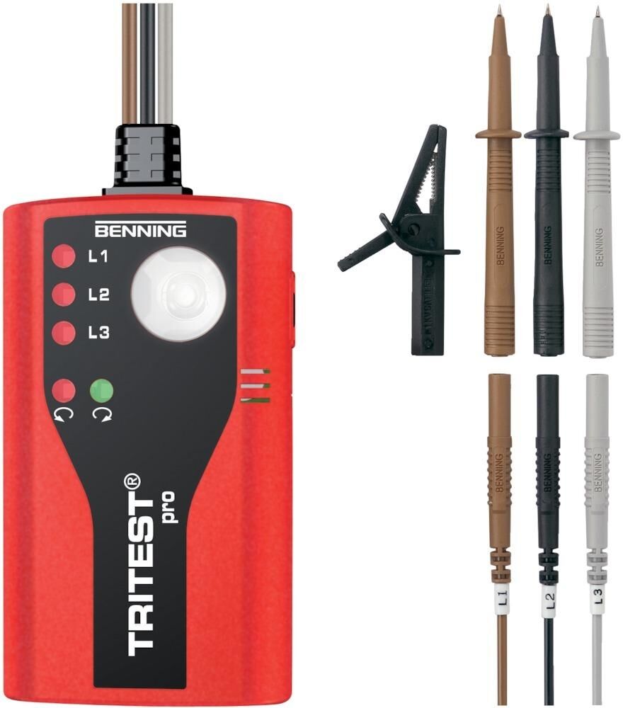 Benning DrehfeldrichtungsanzeigerTRITEST pro Produktbild Benning DrehfeldrichtungsanzeigerTRITEST pro