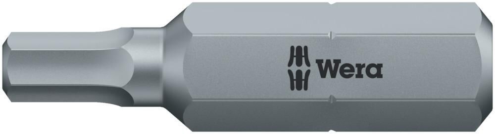 Wera Bit 5/16" DIN3126 C8 Hex 4 x30mm zähhart Produktbild Wera Bit 5/16" DIN3126 C8 Hex 4 x30mm zähhart