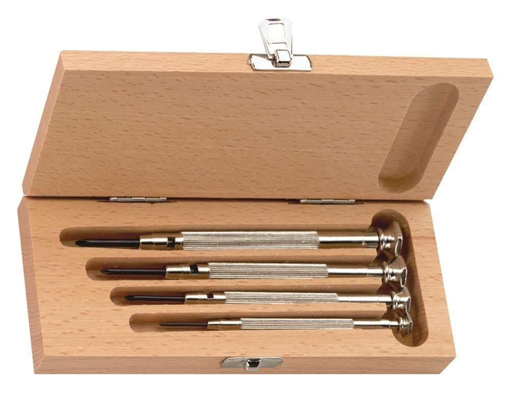 Turnus Uhrmacher-Schraubendreher-Satz 4tlg.Kreuz 1,5-3mm Produktbild Turnus Uhrmacher-Schraubendreher-Satz 4tlg.Kreuz 1,5-3mm
