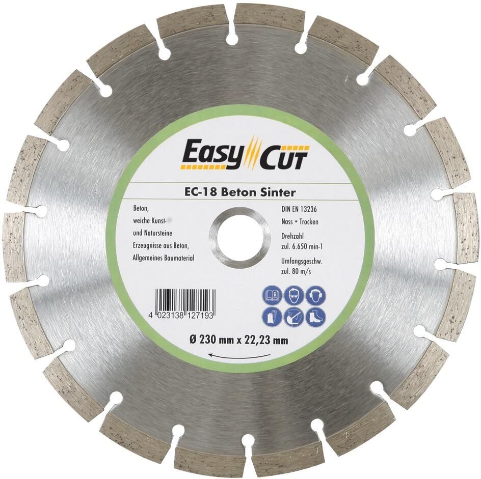 Cedima Diamant Trennscheibe EC- 18 115x1,9x10x22,23mm Produktbild Cedima Diamant Trennscheibe EC- 18 115x1,9x10x22,23mm