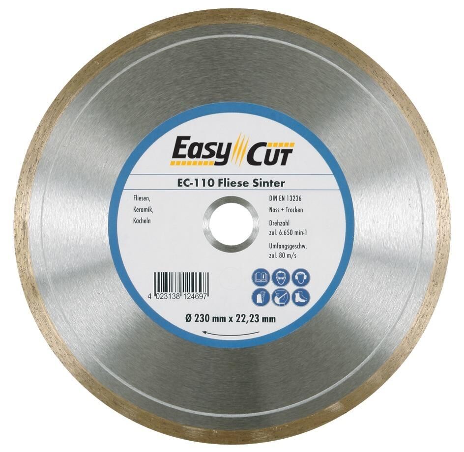 Cedima Diamant Trennscheibe EC-110 125x1,5x 7x22,23mm Produktbild Cedima Diamant Trennscheibe EC-110 125x1,5x 7x22,23mm