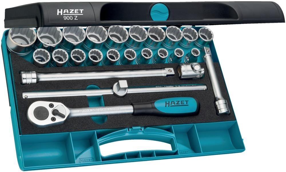 Hazet Steckschlüsselgarnitur 1/2" 25tlg. 900Z Produktbild Hazet Steckschlüsselgarnitur 1/2" 25tlg. 900Z