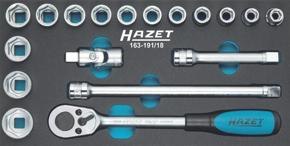 Hazet Werkzeugmodul 163-191/18 Steckschlüssel 1/2" Produktbild Hazet Werkzeugmodul 163-191/18 Steckschlüssel 1/2"