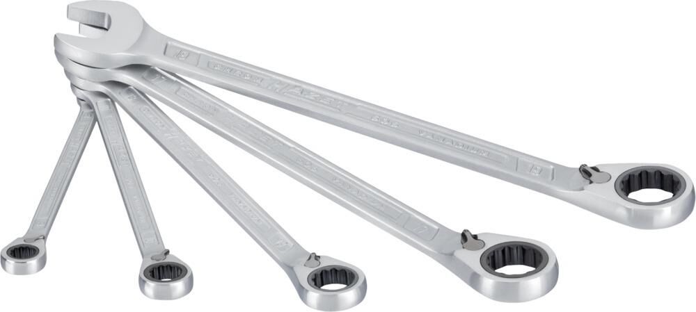 Hazet Ratschenschlüssel-Satz 5tlg. 8-19mm umschaltbar Produktbild Hazet Ratschenschlüssel-Satz 5tlg. 8-19mm umschaltbar