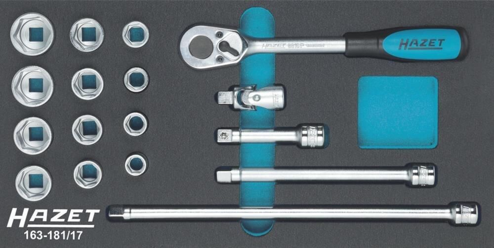 Hazet Werkzeugmodul 163-181/17 Steckschlüssel 3/8" Produktbild Hazet Werkzeugmodul 163-181/17 Steckschlüssel 3/8"