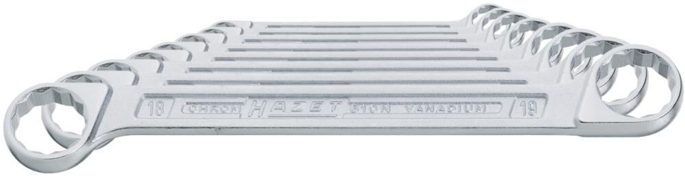 Hazet Doppelringschlüssel Satz D837B 8tlg. 6-22mm Produktbild Hazet Doppelringschlüssel Satz D837B 8tlg. 6-22mm