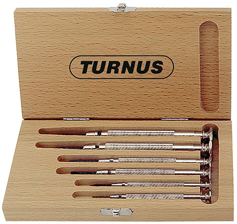 Turnus Uhrmacher-Schraubendreher-Satz 6tlg.Schlitz/Kreuz Produktbild Turnus Uhrmacher-Schraubendreher-Satz 6tlg.Schlitz/Kreuz