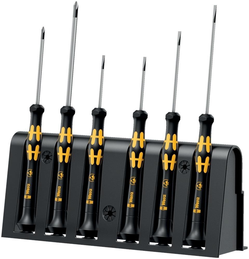 Wera Elektronik-Schraubendreher-Satz 6-tlg. ESD Produktbild Wera Elektronik-Schraubendreher-Satz 6-tlg. ESD