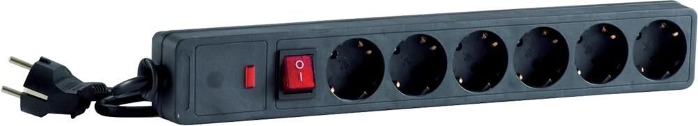 Hedi Steckdosenleiste IP201,4m 6-fach H05VV-F3G1,0 Produktbild Hedi Steckdosenleiste IP201,4m 6-fach H05VV-F3G1,0